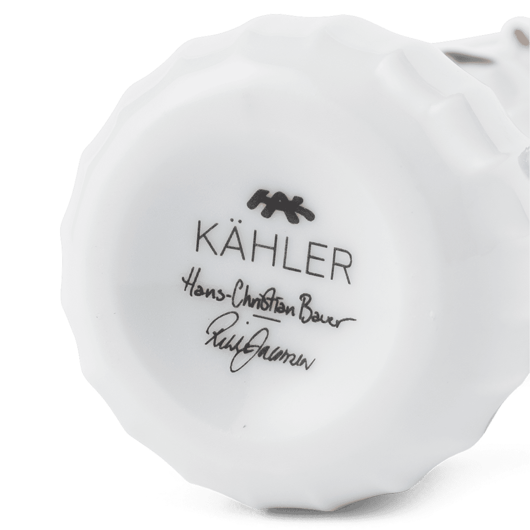 Hammershoi Christmas Snowgirl, Hanging H 2.6" White W. Deco