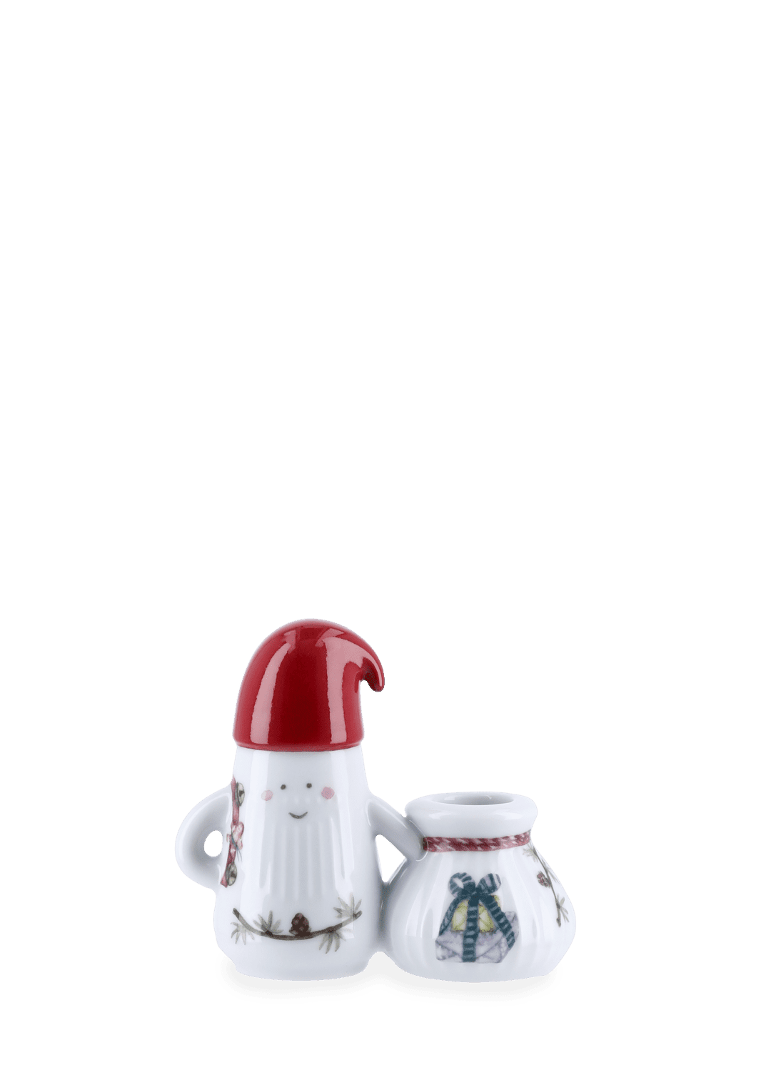 Father Elf Candle holder H8.5 cm