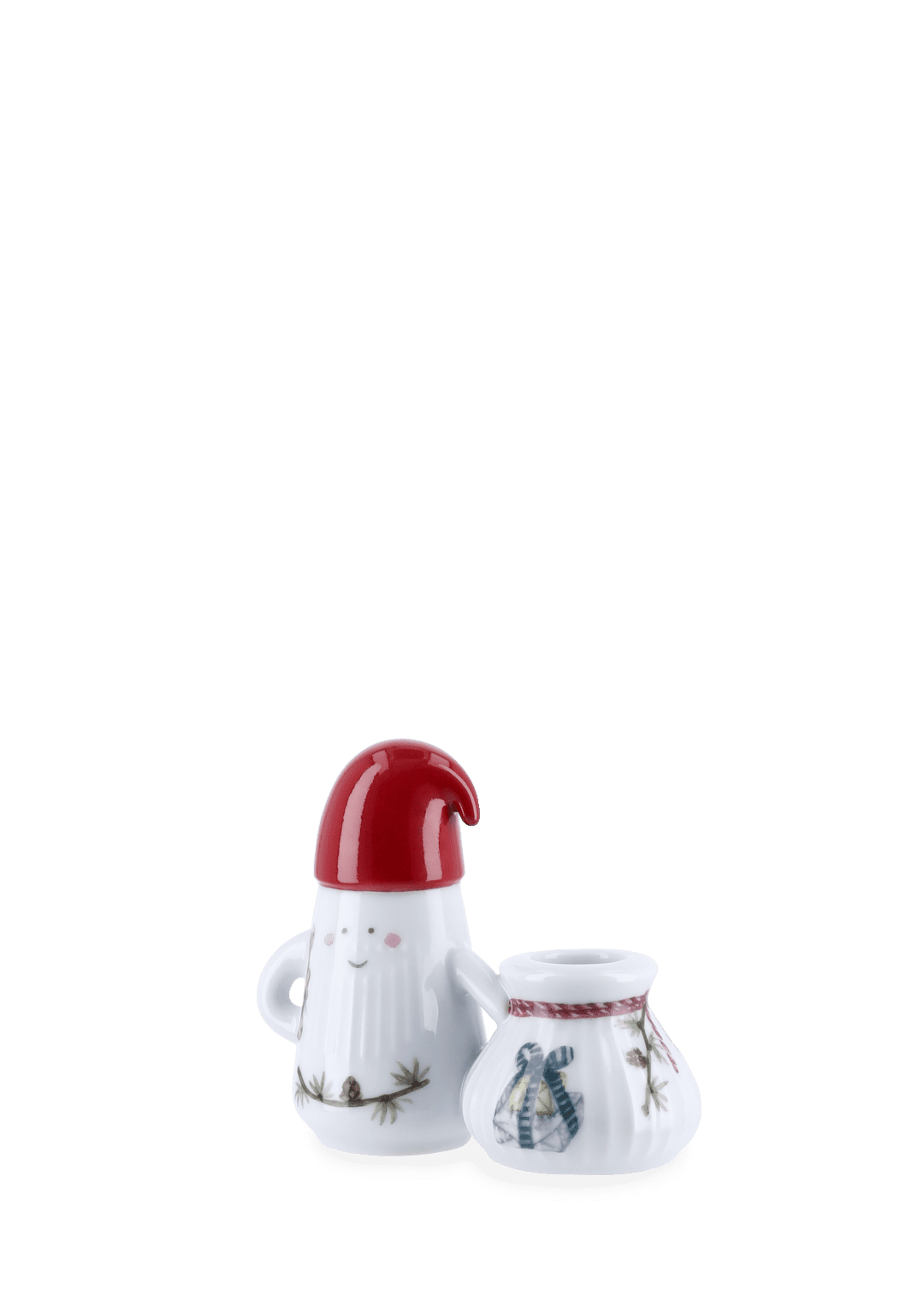 Father Elf Candle holder H8.5 cm