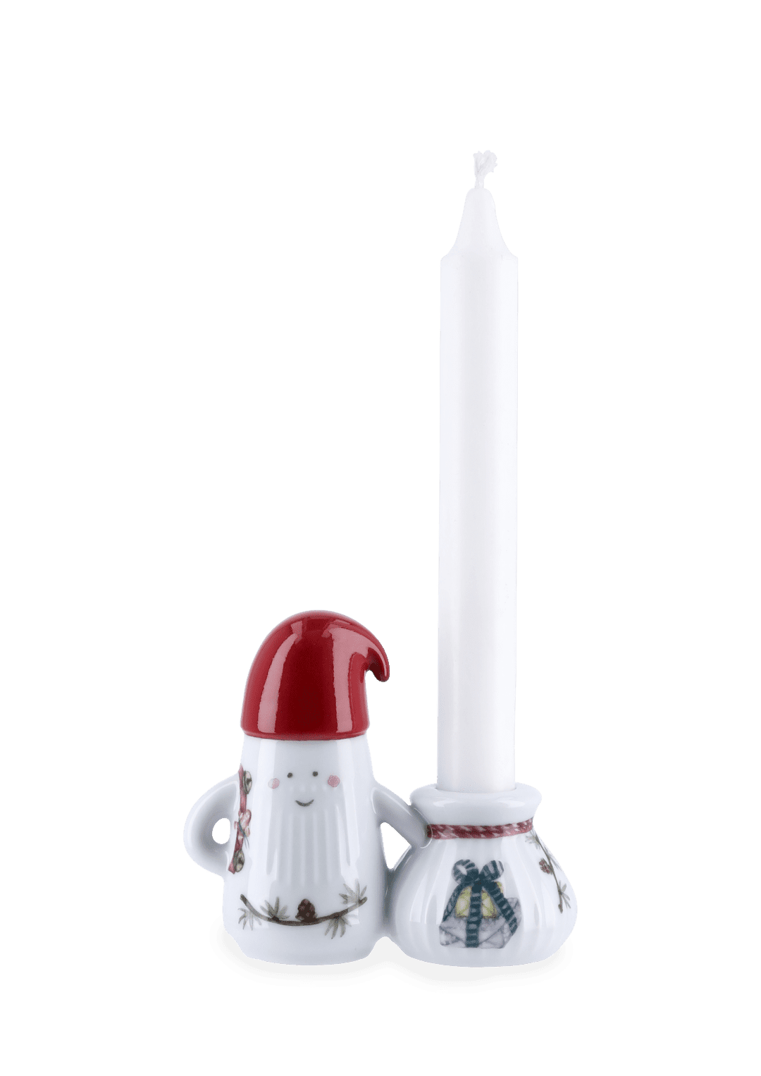 Father Elf Candle holder H8.5 cm