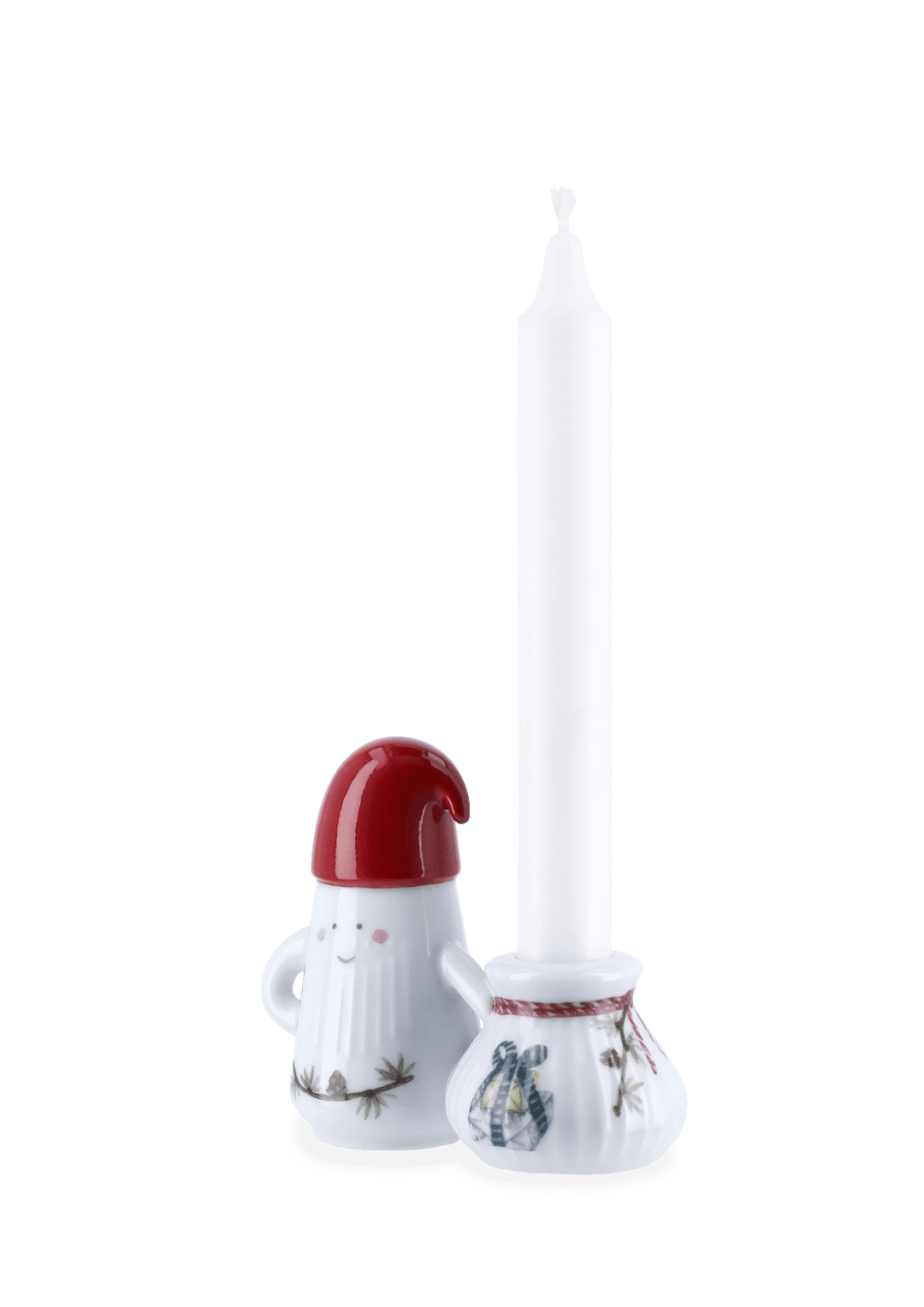 Father Elf Candle holder H8.5 cm