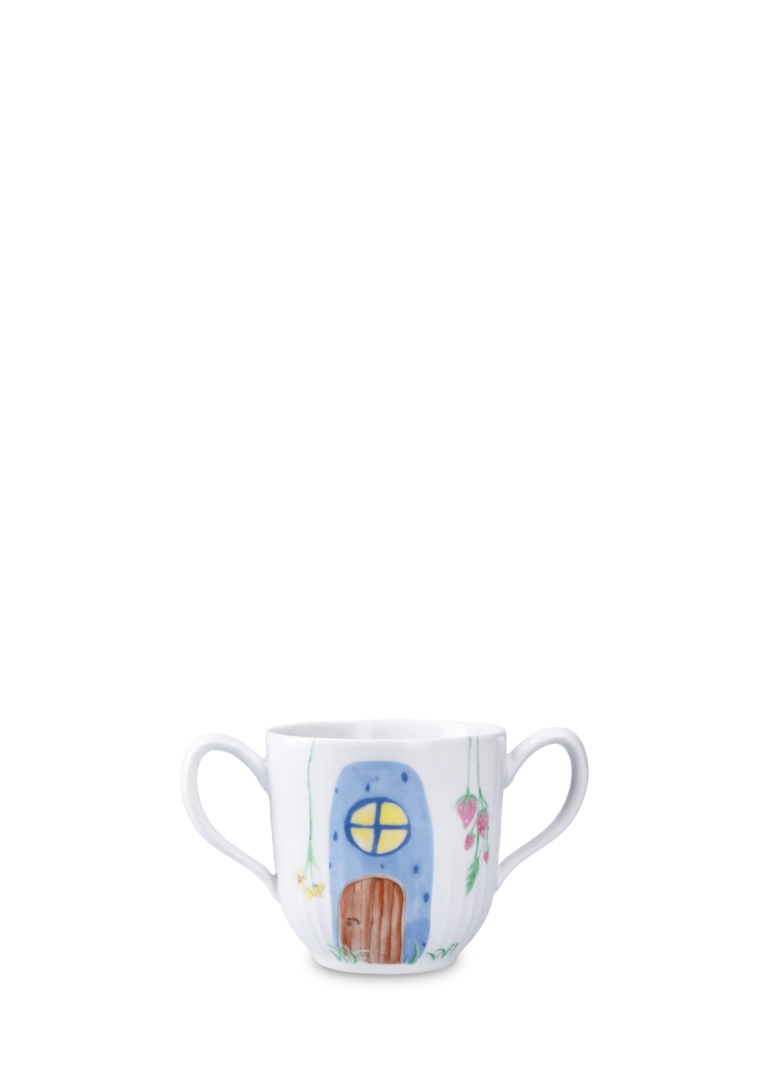 Hammershoi Kids Set of Mug, Plate and Bowl white w. deco