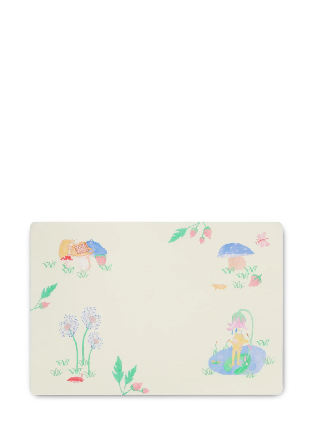 Hammershoi Kids Place mat 43x30 cm white with decoration
