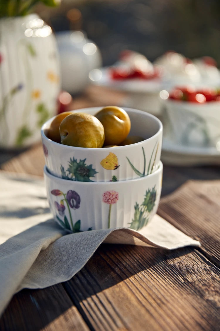Hammershøi Summer Bowl Ø12 cm - Coastal Flowers