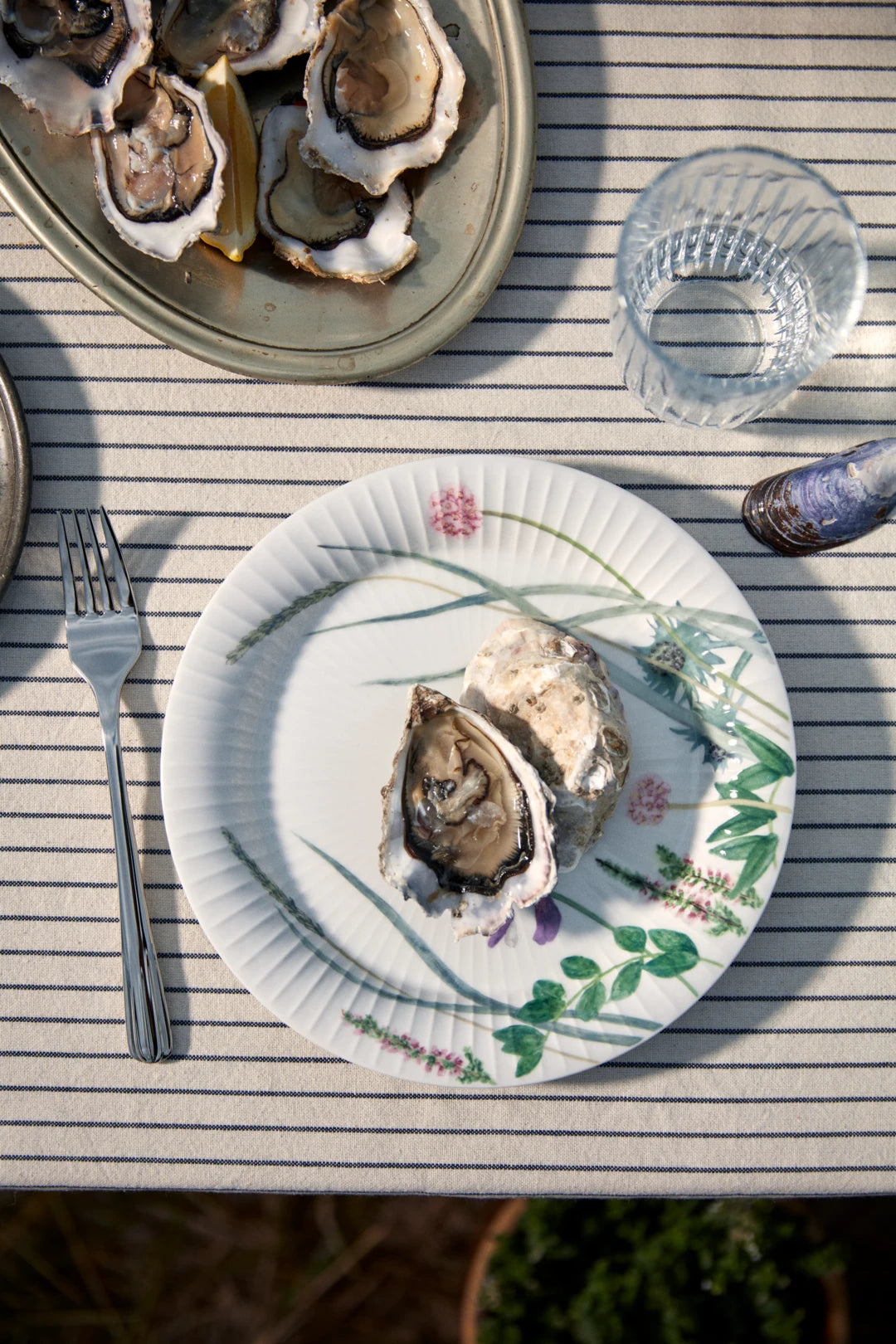 Hammershøi Summer Plate 22 cm Coastal  Flower