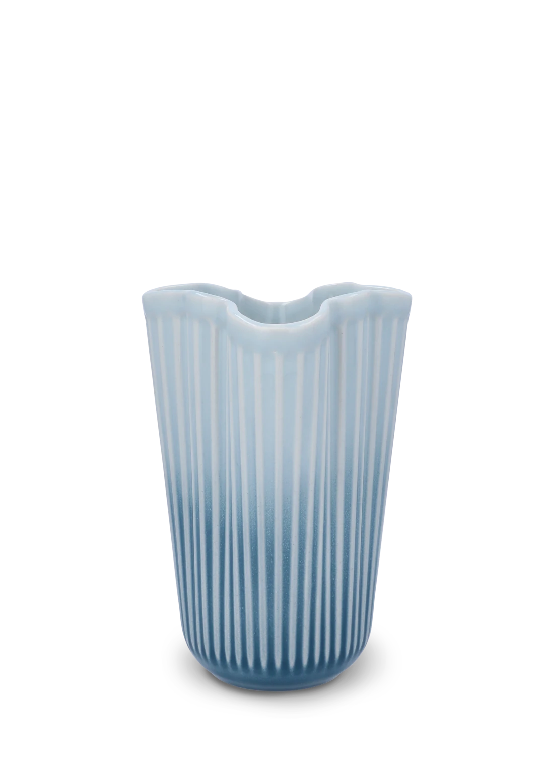 Hammershøi Unfold Vase H20.5 cm blue