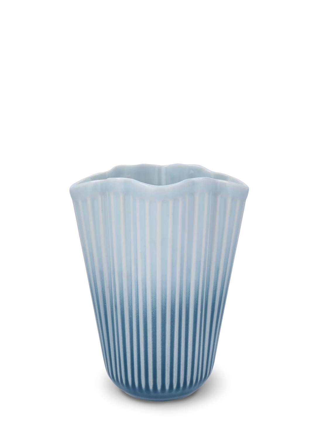 Hammershøi Unfold Vase H20.5 cm blue