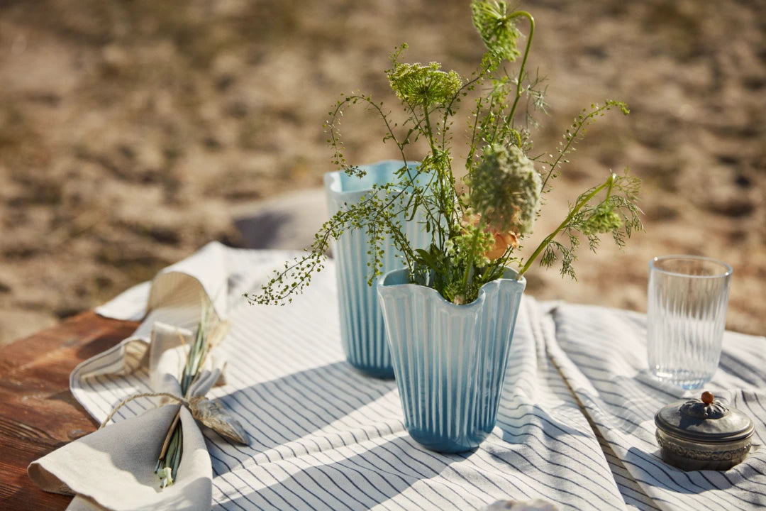 Hammershøi Unfold Vase H16.5 cm blue