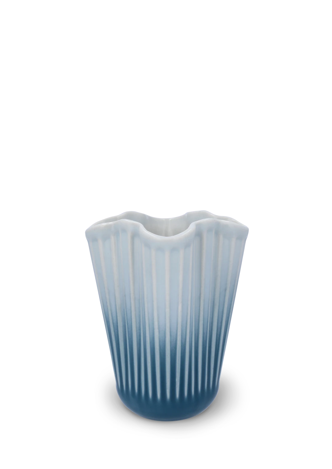 Hammershøi Unfold Vase H16.5 cm blue