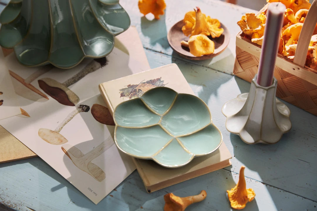 Kantarel Dish small green