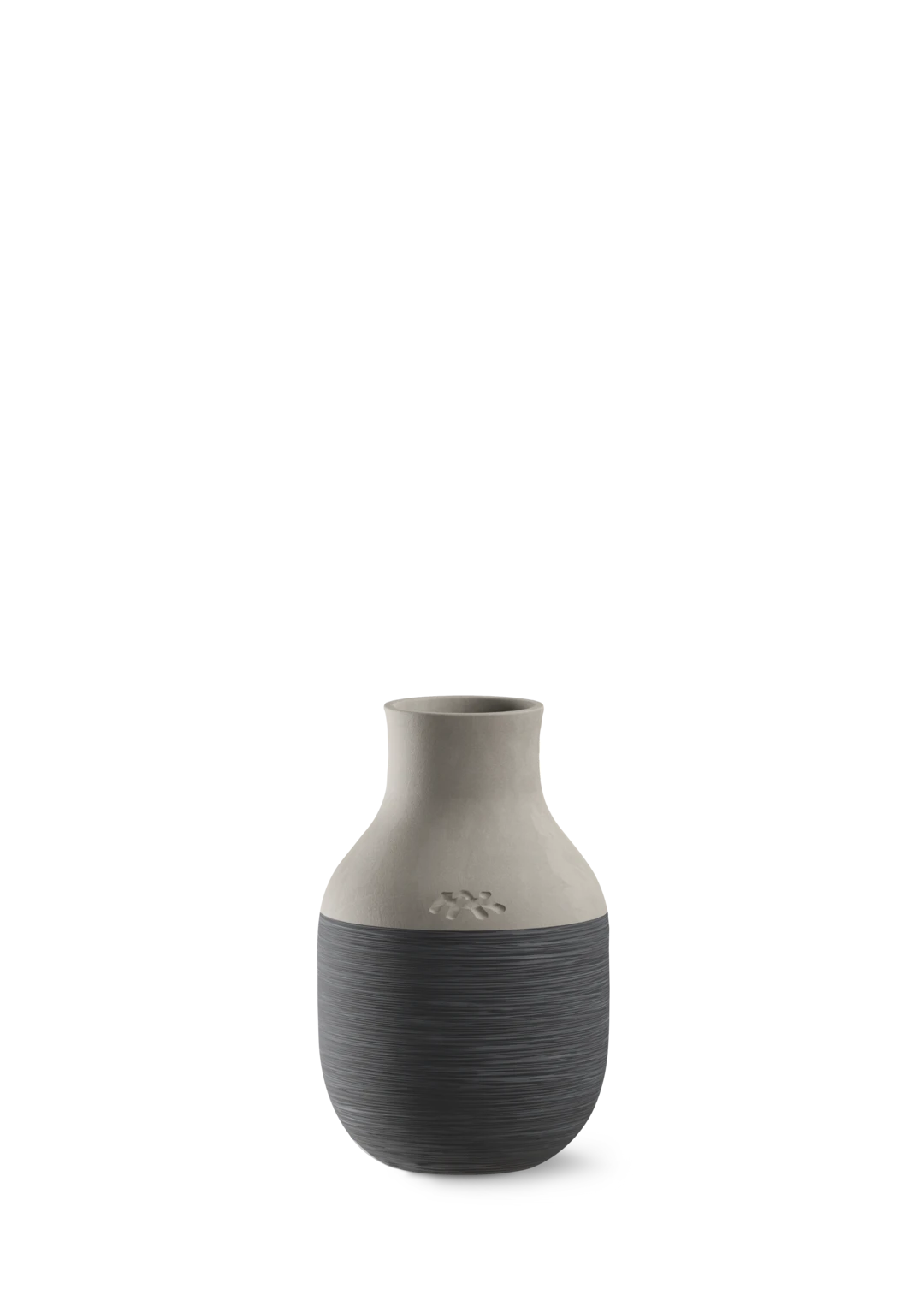 Kähler Omaggio Circulare Anthracite Grey, H12.5cm : 4.9"