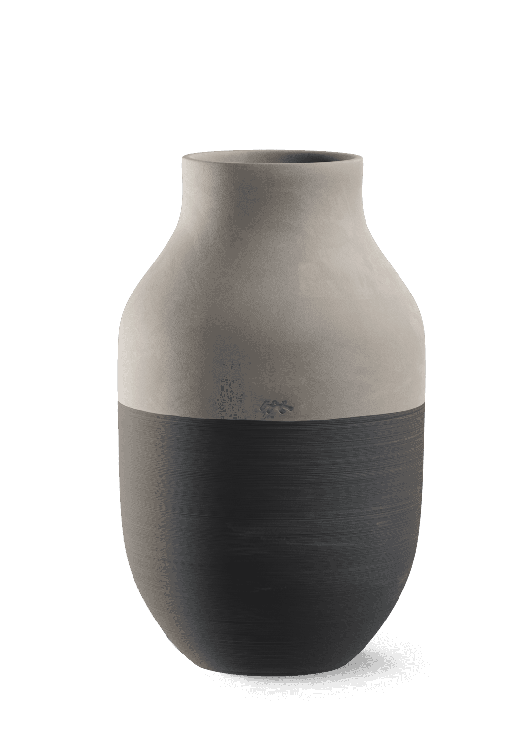 Omaggio Circulare Vase H 31cm /  12.2" Anthracite Grey