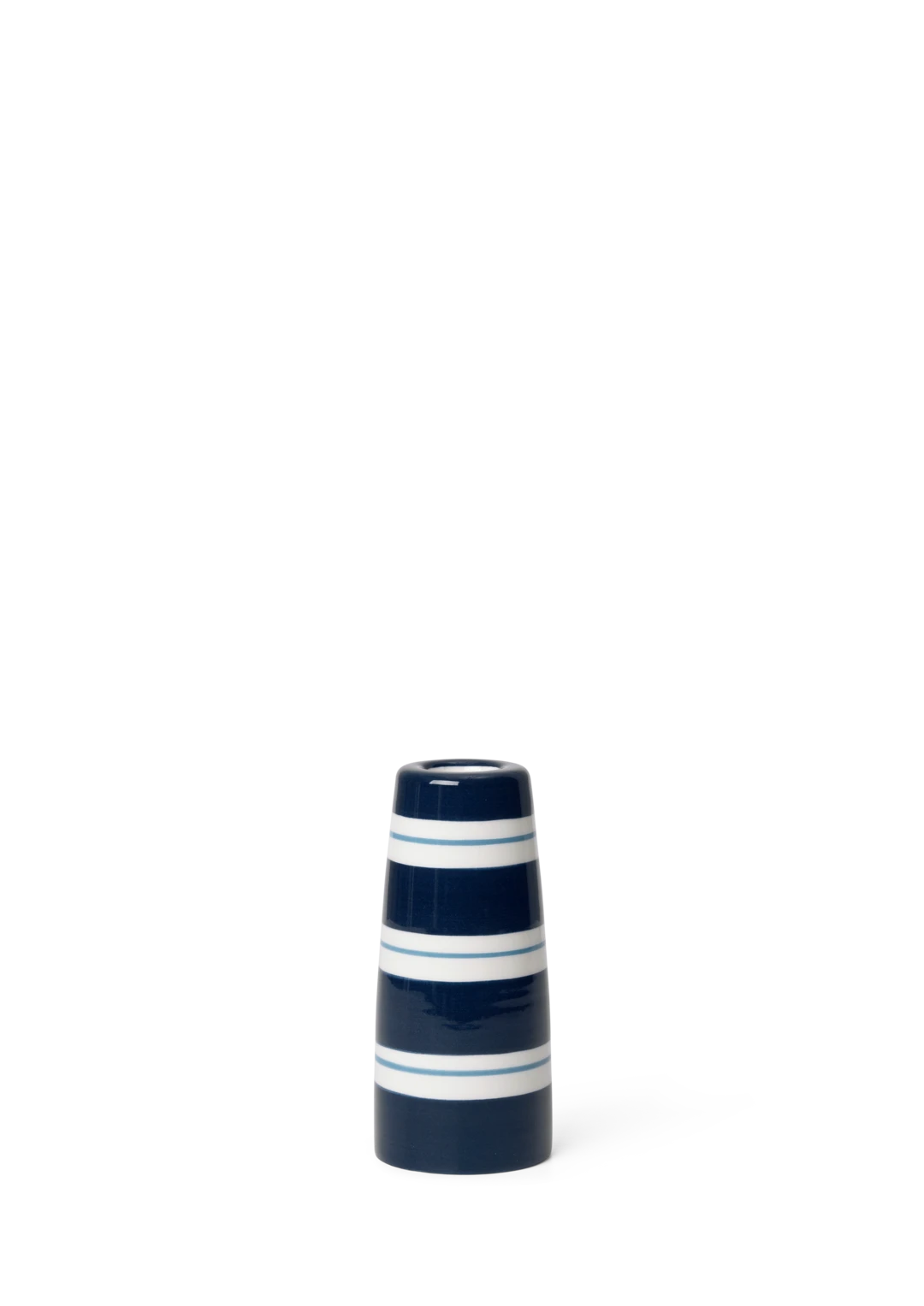 Kähler Omaggio Nuovo Candle Holder, Dark Blue, H12cm: 4.7"