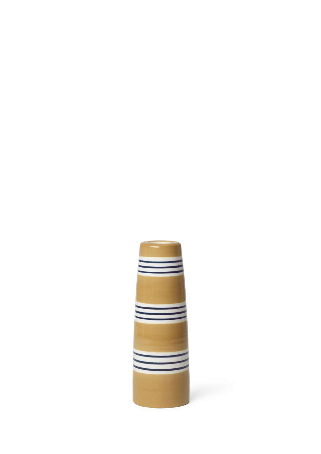 Kähler Omaggio Nuovo Candle Holder, Ochre, H16cm : 6.3"