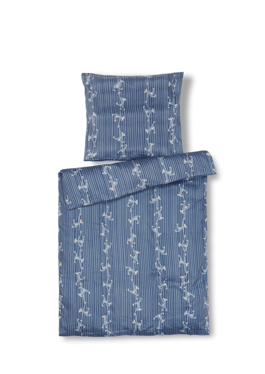 Kay Bojesen Bed Linen Monkey Baby, Blue