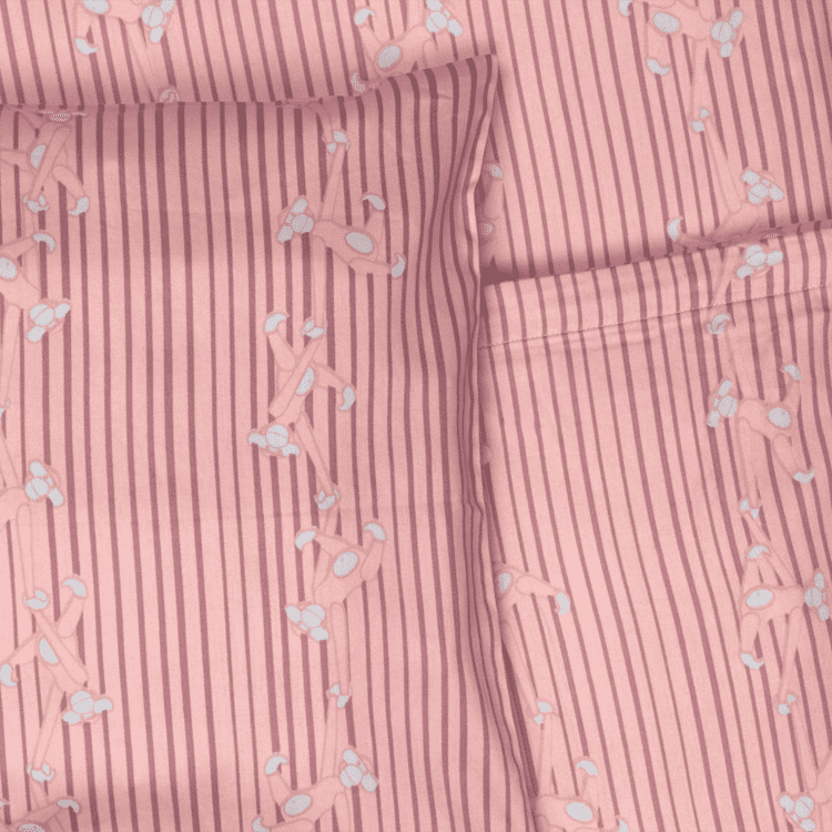 Kay Bojesen Bed Linen Monkey Baby, Pink