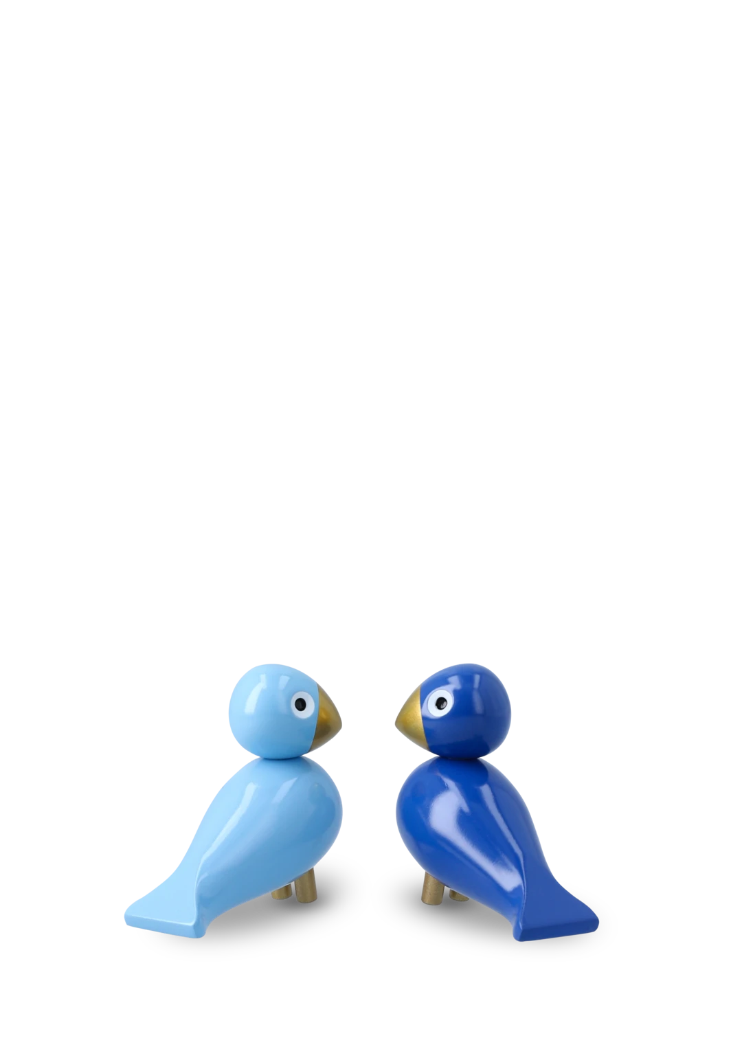 Christmas birds liliput blue/light blue 1 set