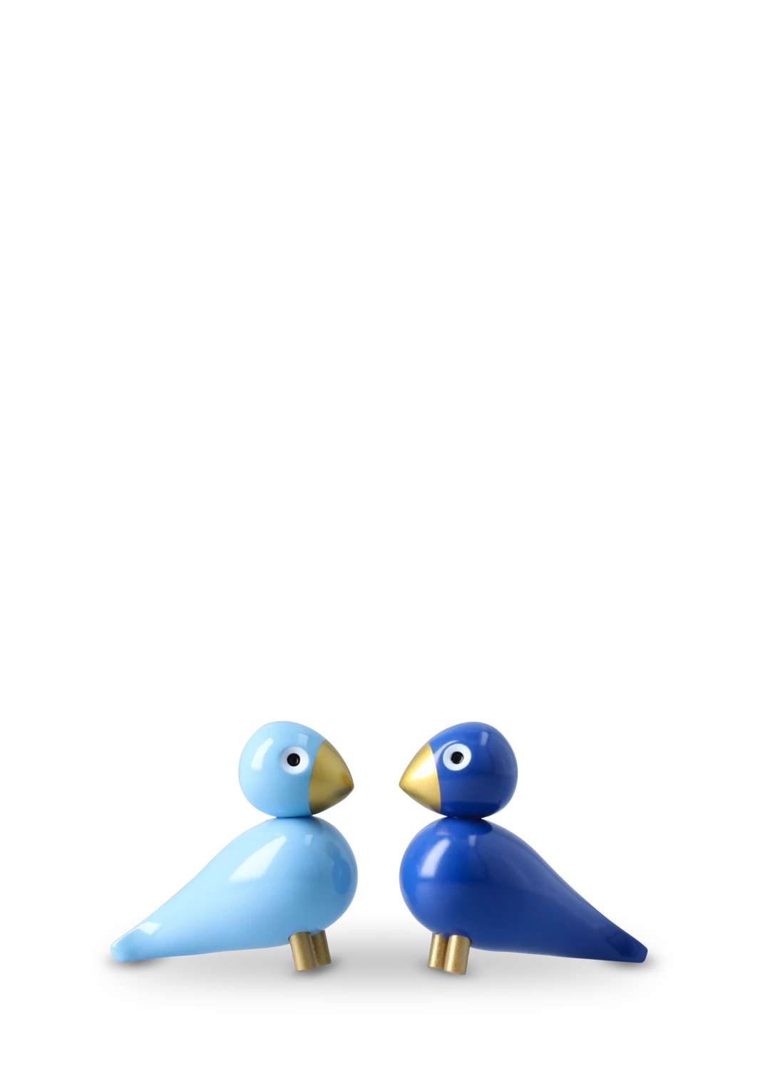 Christmas birds liliput blue/light blue 1 set
