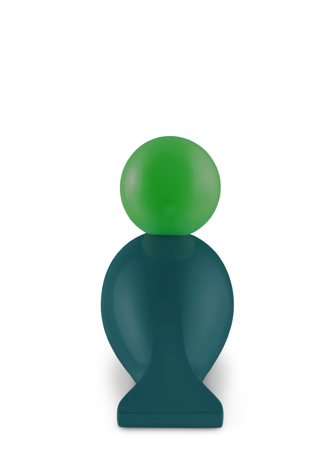 Year Bird Birk 2026 - H12.5cm  Green Dark Green