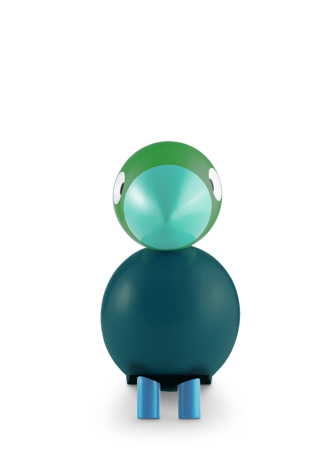 Year Bird Birk 2026 - H12.5cm  Green Dark Green