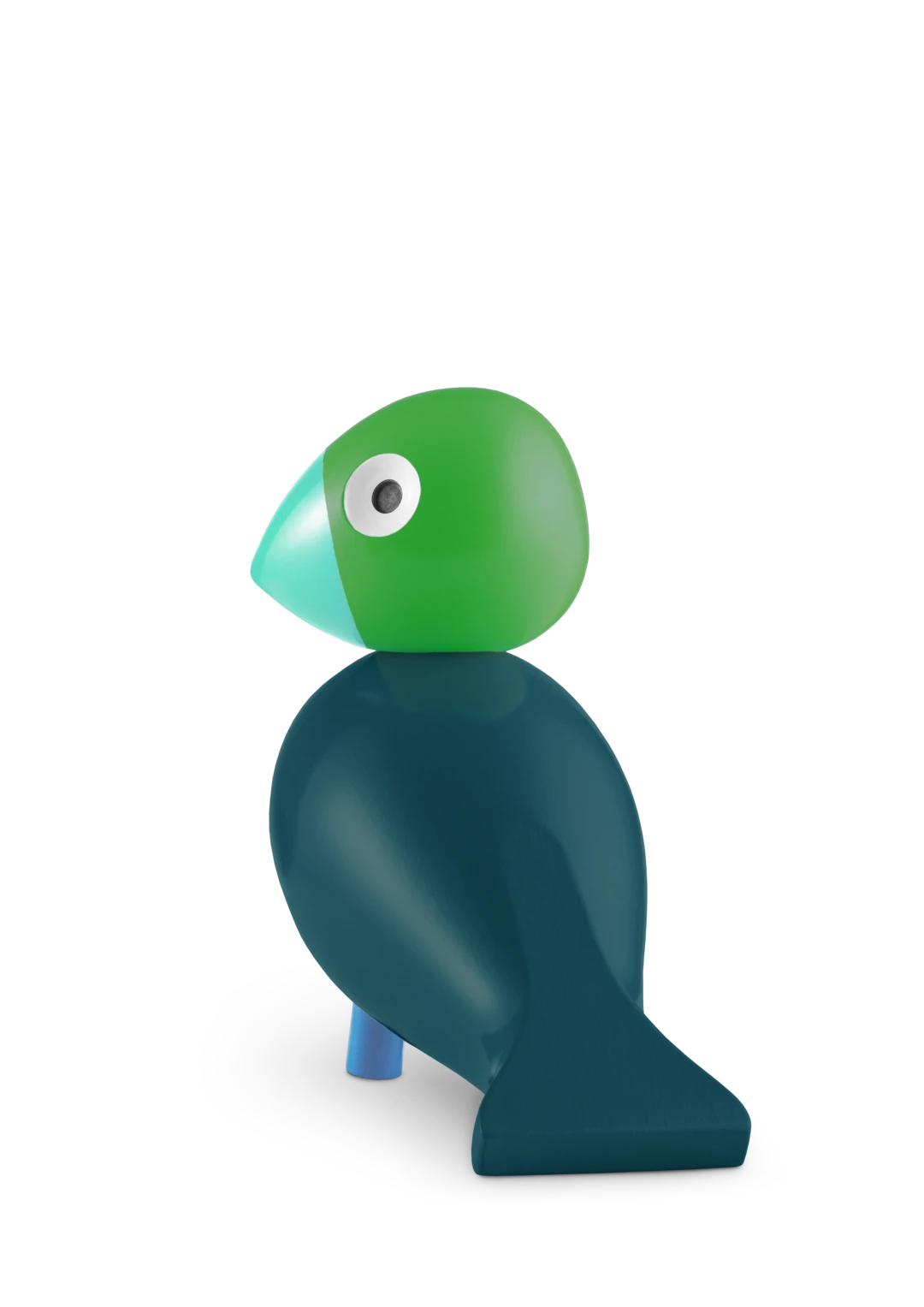 Year Bird Birk 2026 - H12.5cm  Green Dark Green