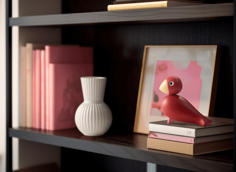 Songbird Flora Year 2024 H 12.5cm / 4.9 in pink