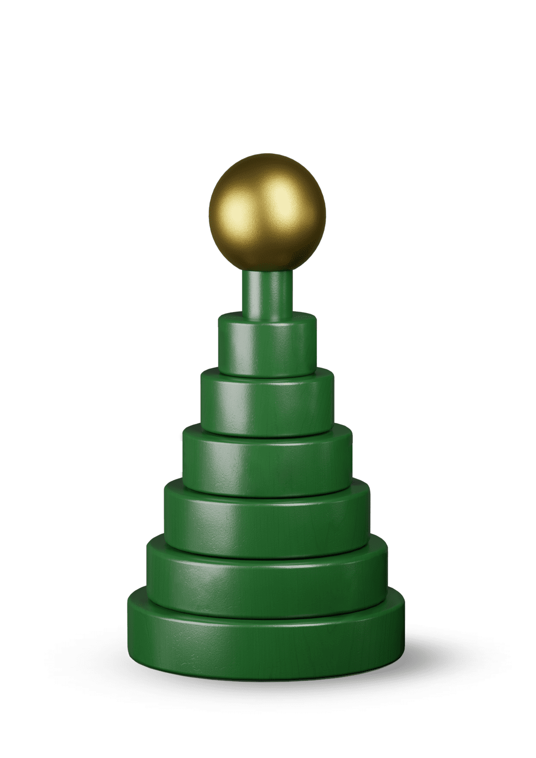 Christmas Tree H 19.5cm /  7.7" Green