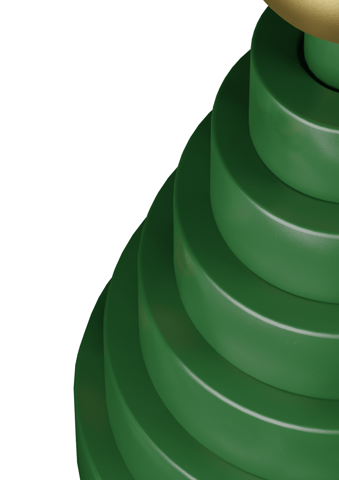 Christmas Tree H 19.5cm /  7.7" Green