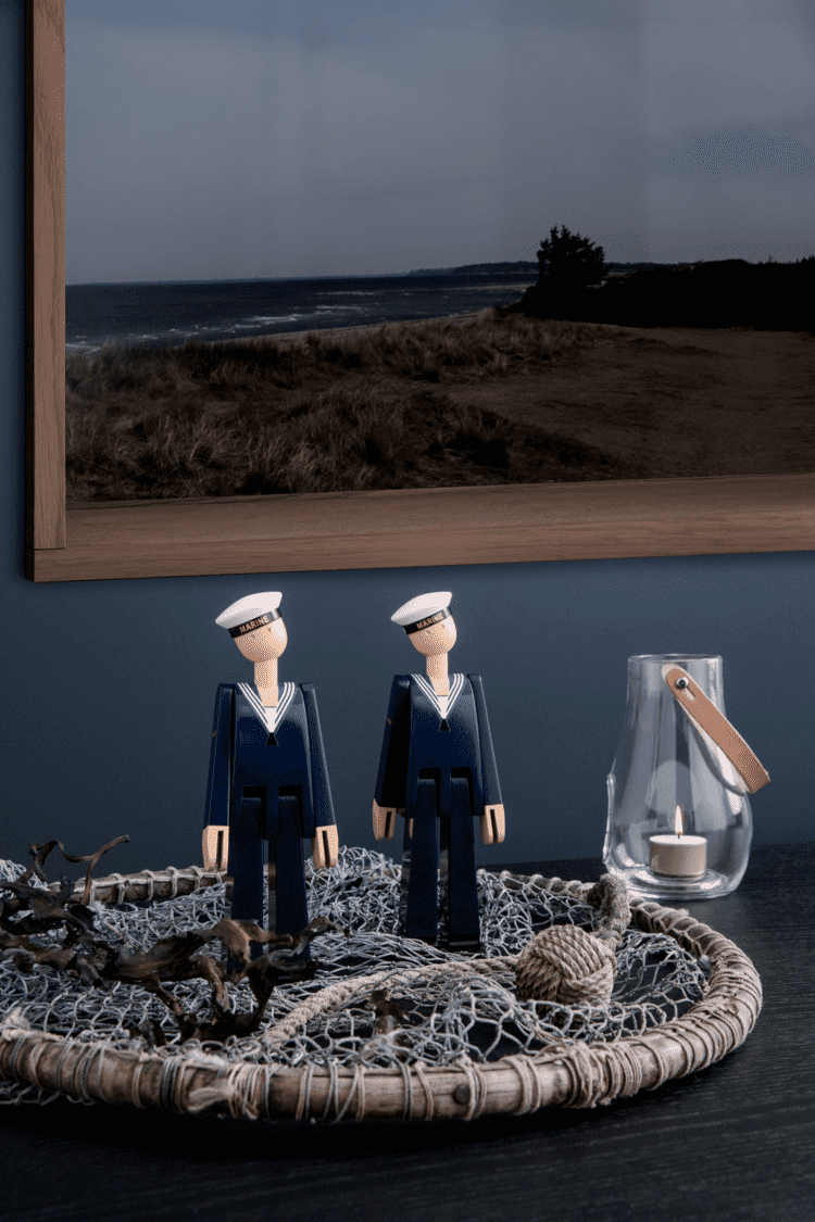 Kay Bojesen wooden Figure Marine H20.5 cm