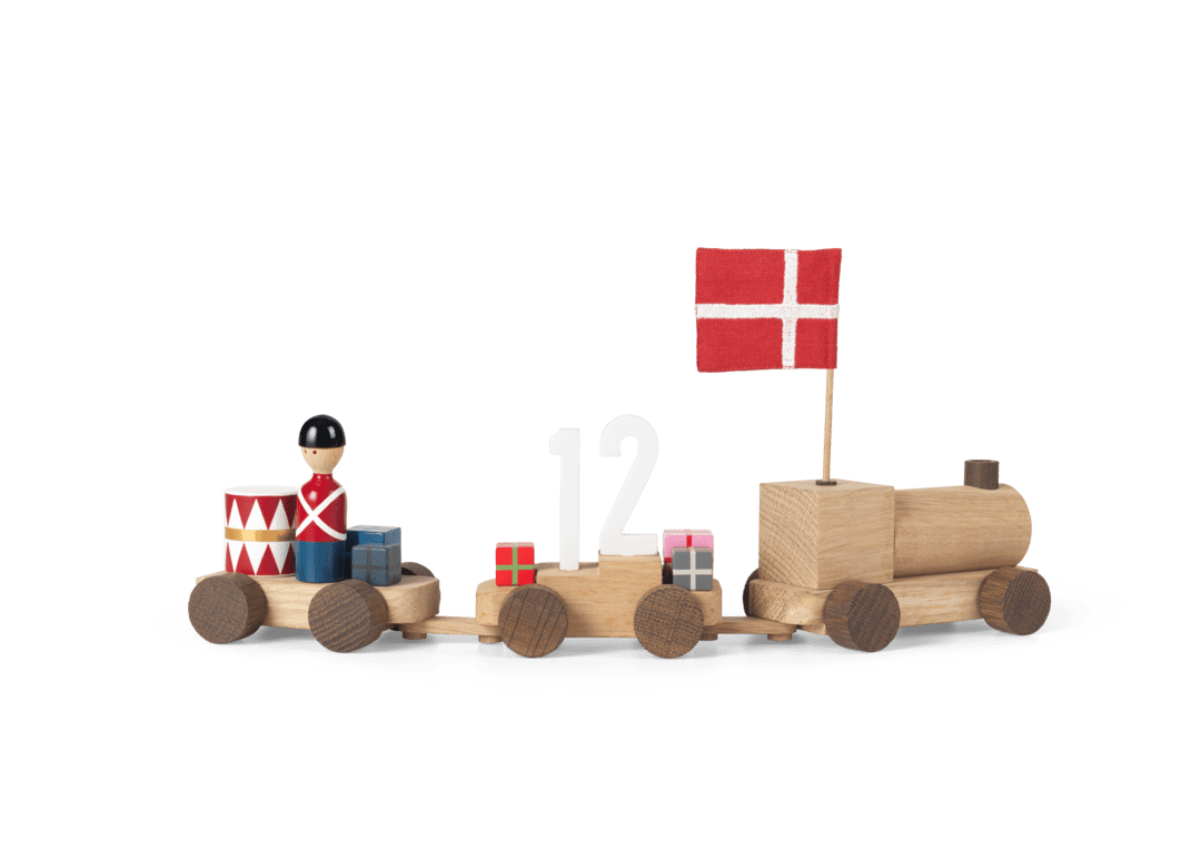 Birthday train Danish oak/smoked oak