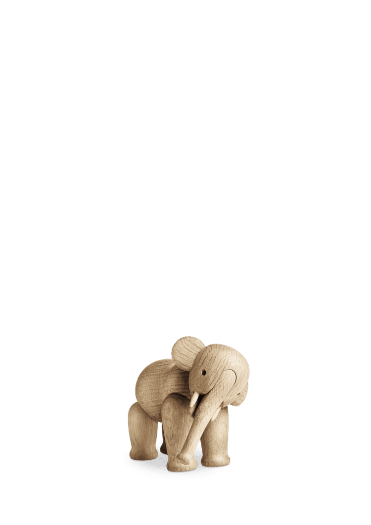 Elephant Liliput Oak H 7.5cm / 3.0"