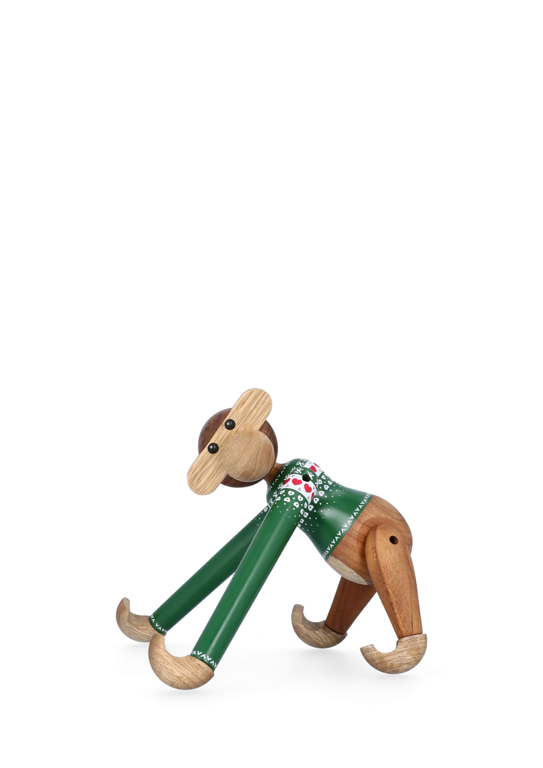 Monkey Christmas Jumper 2025 small green