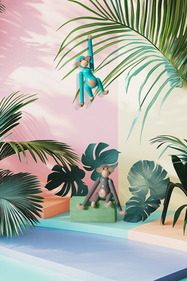 Monkey Mini - Turquoise