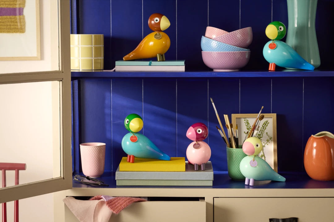 Story Bird Power H15.5 cm / 6 in  blue