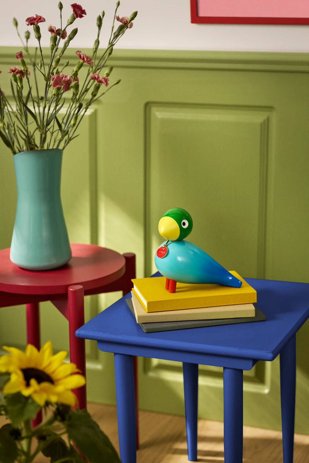 Story Bird Power H15.5 cm / 6 in  blue