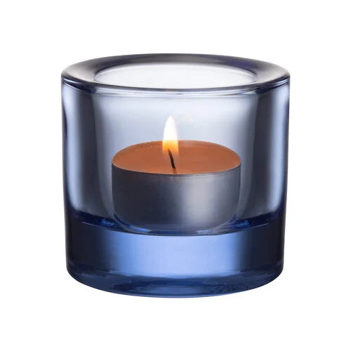 Kivi Tealight candleholder 60mm Aqua