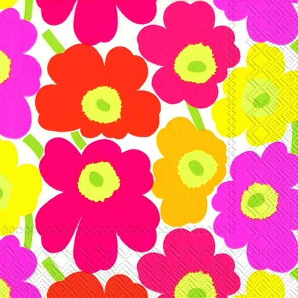 Marimekko paper napkins - Lunch size MINI UNIKOT - SS24