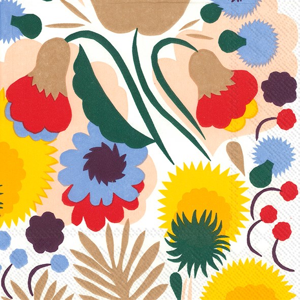 Marimekko paper napkins - Lunch size PIKKUKELLUKKA - SS25