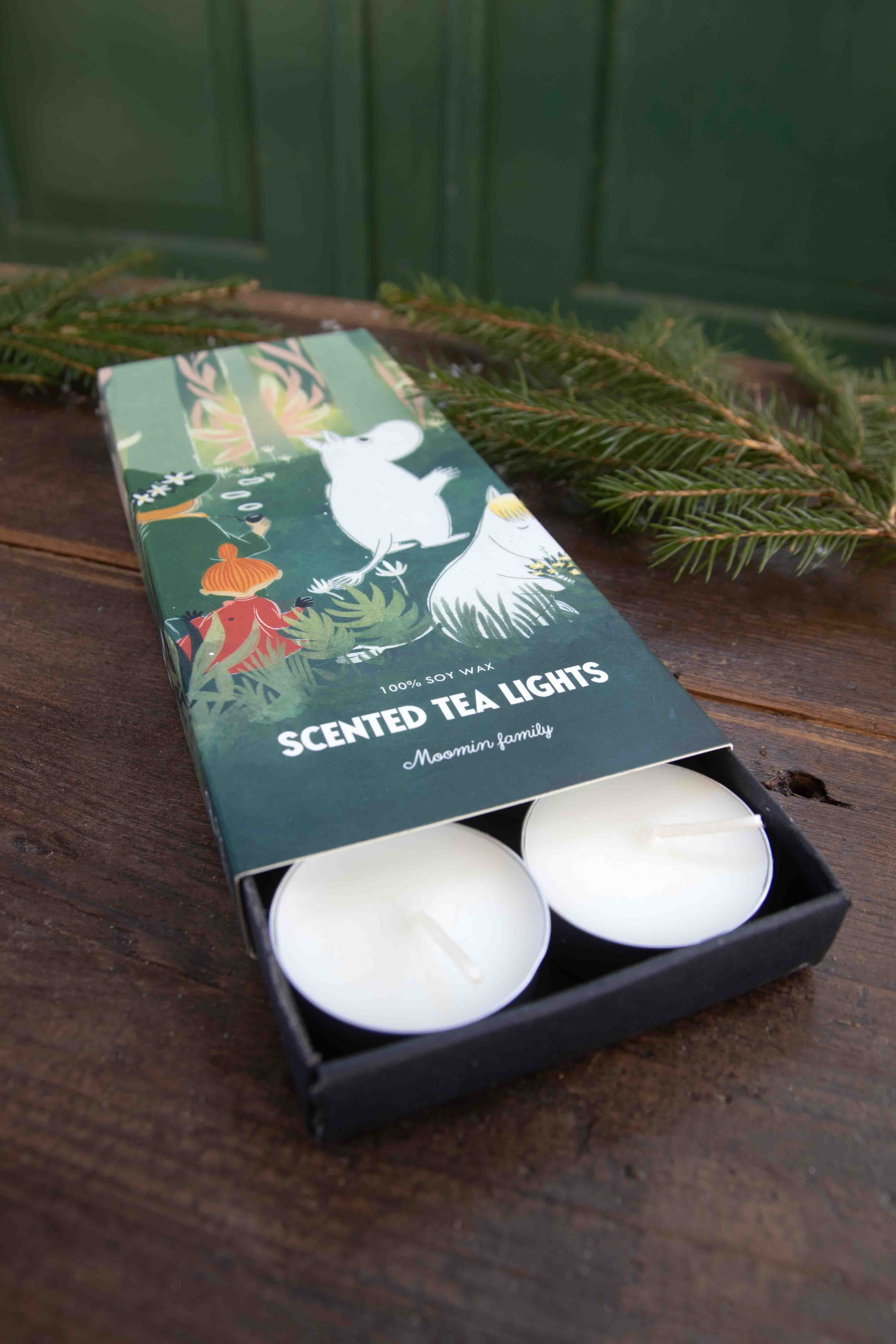 SCENTED TEALIGHTS MOOMIN FAMILY 10-PCS