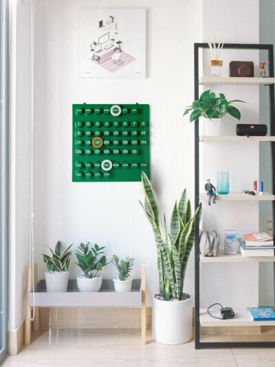 RING-A-DATE – Timeless and Perpetual calendar Yellow *LAST ONE OUT OF PRODUCTION