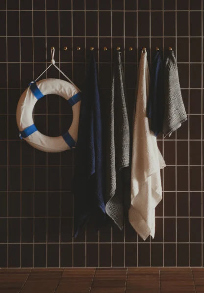 KUOHU towel 85x180cm 90/black-blueberry