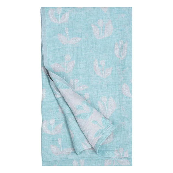 KESÄKUKKA tablecloth/blanket 145x180cm 2/turquoise-rose