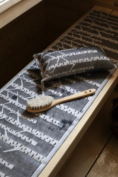 KOIVU sauna cover 46x150cm 29/white-black