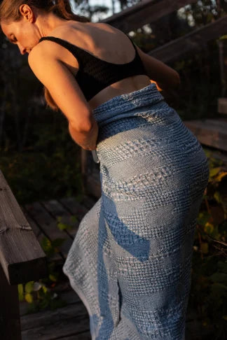 KUOHU towel 85x180cm 89/black-linen