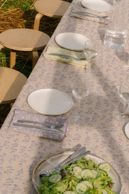 MEIRAMI tablecloth/blanket 145x260cm 7/gold-lavender