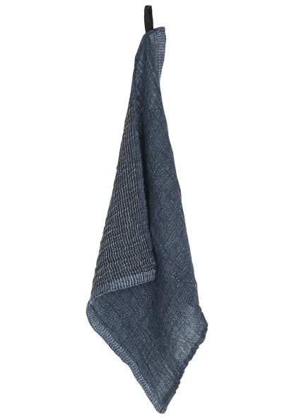 NYYTTI towel 38x38cm 55/black-blueberry