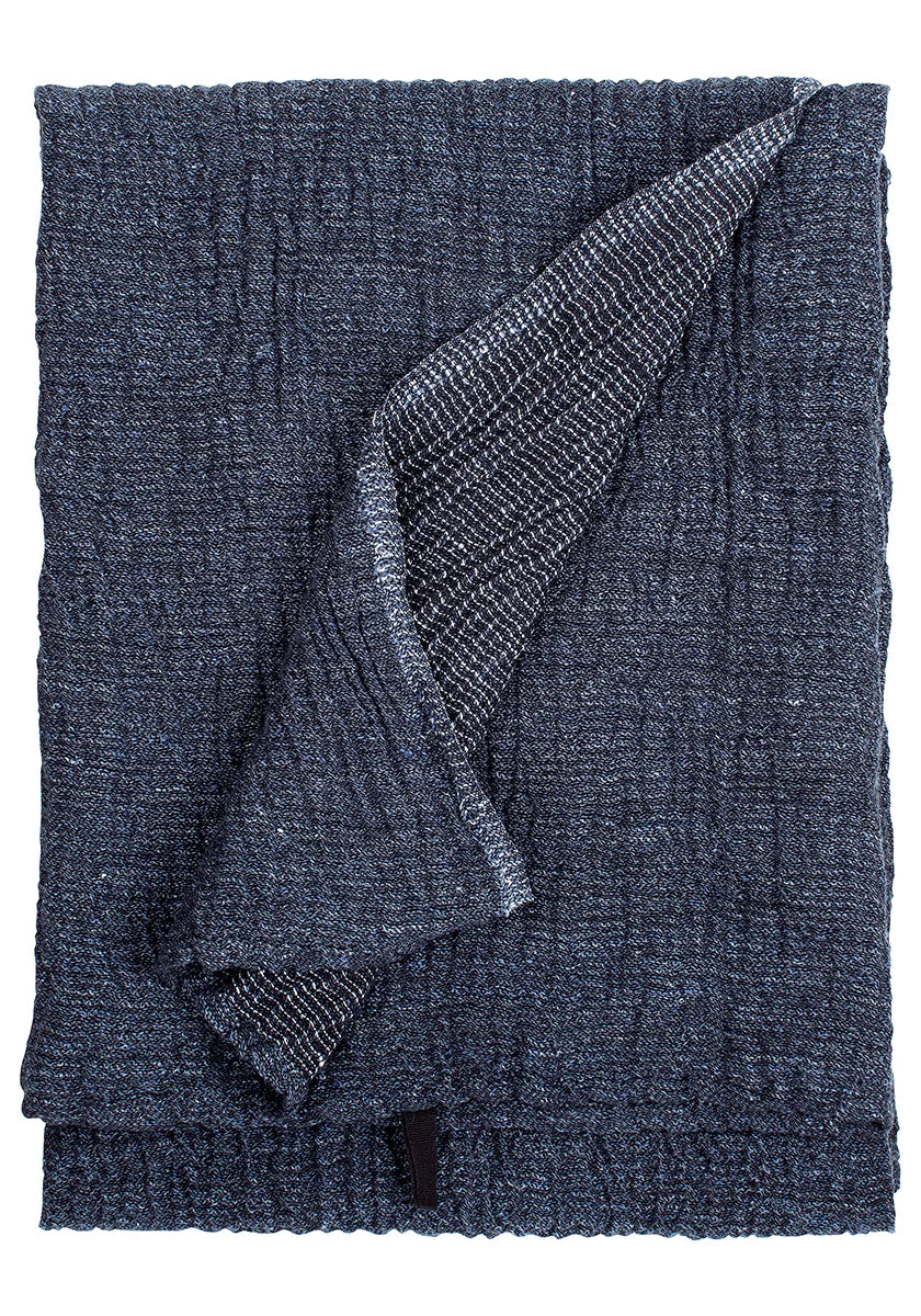 NYYTTI towel 95x180cm 55/black-blueberry