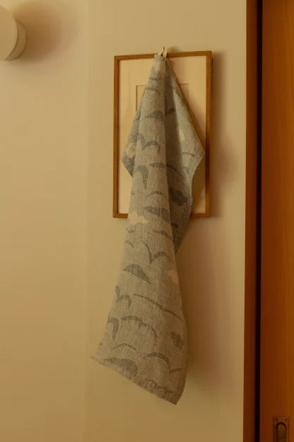 RANNALLA towel 46x70cm 8/white-cinnamon