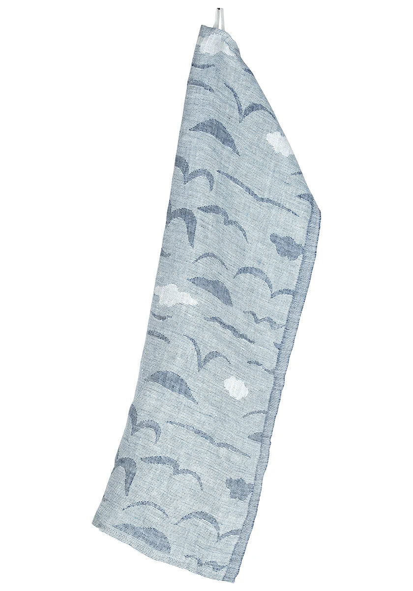 RANNALLA towel 46x70cm 5/white-blue