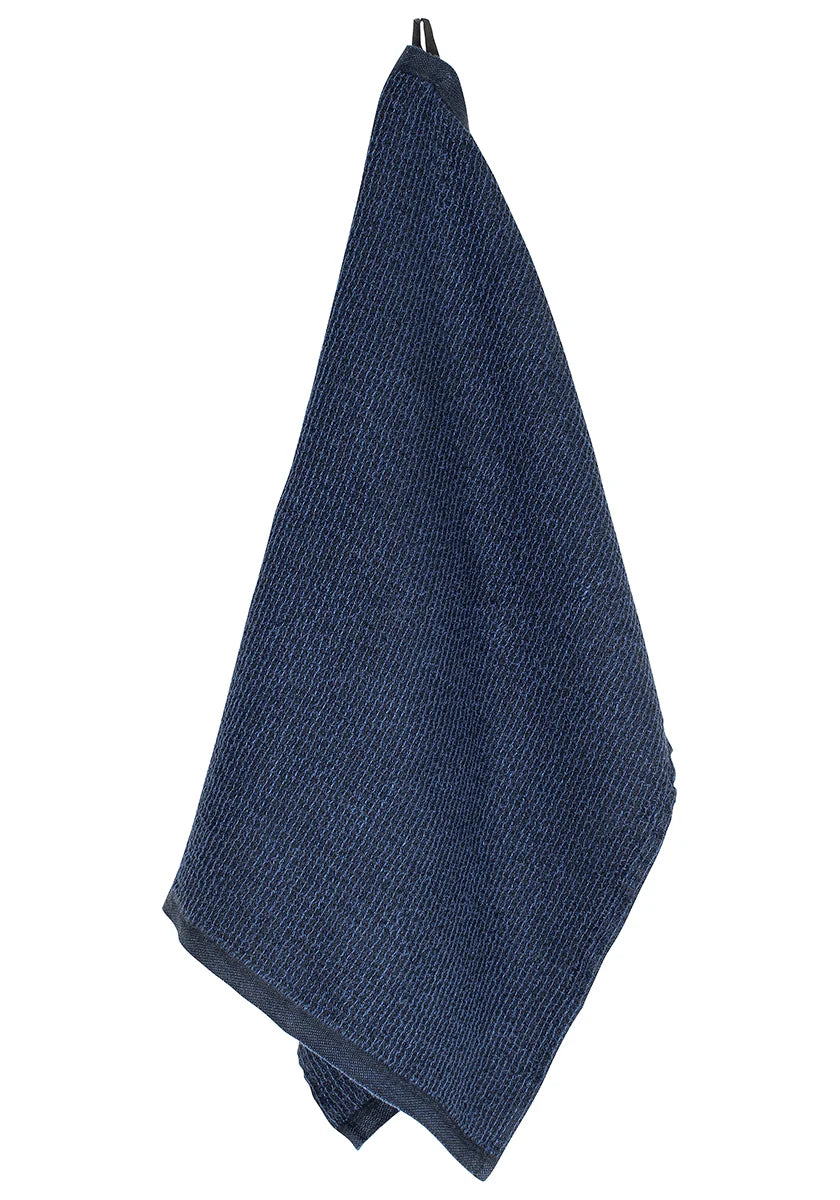 TERVA towel 48x70cm 24/black-blueberry